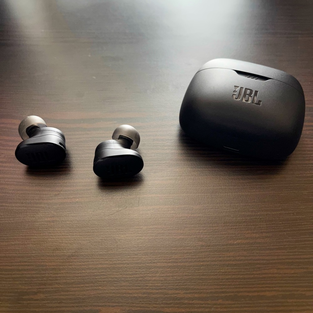 JBL Tune wireless earbuds (charger included)
